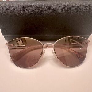 BCBGMaxazria rose gold sunglasses